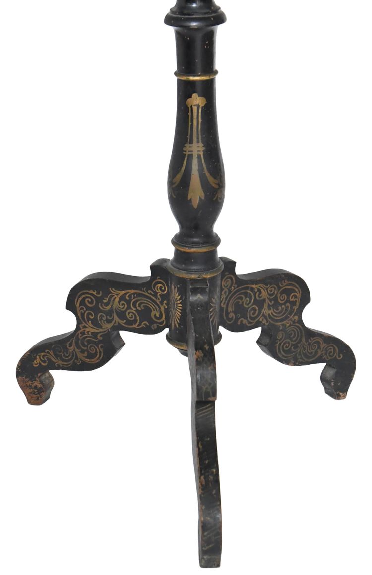 Tavolo con piedistallo d'epoca Napoleone III