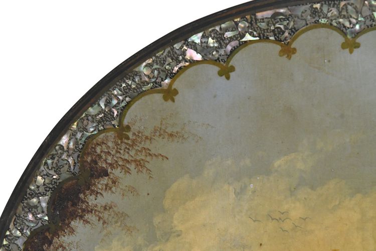 Tavolo con piedistallo d'epoca Napoleone III