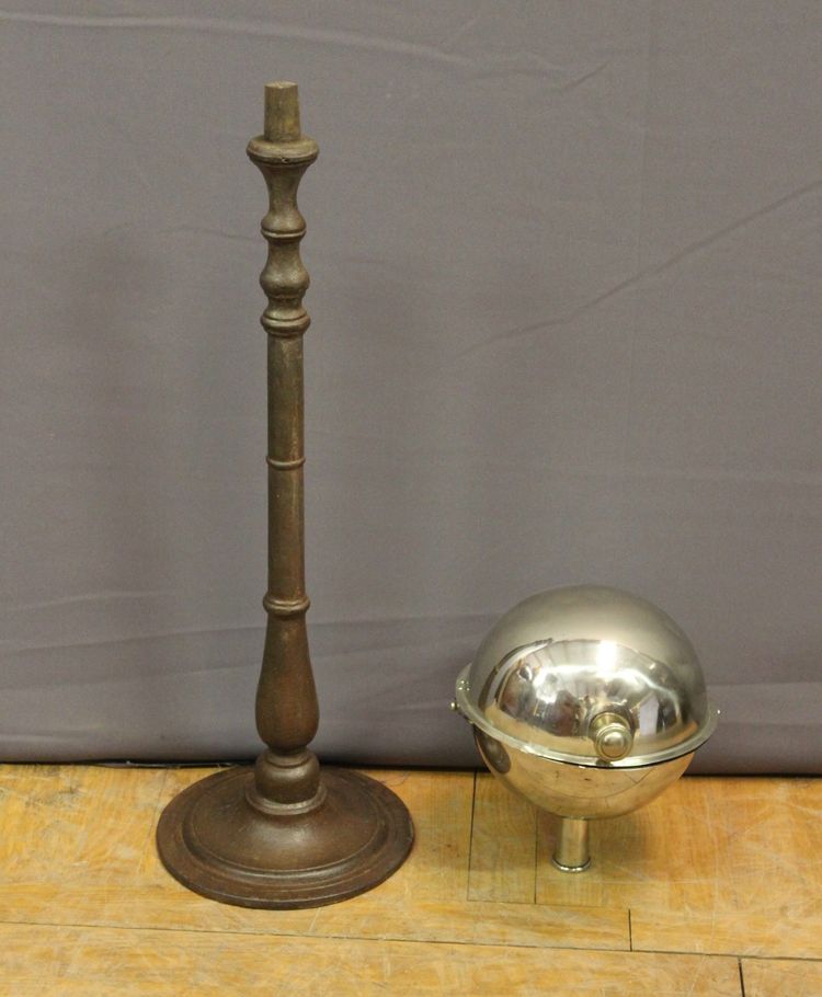 Boule à éponge de bistrot vers 1900
