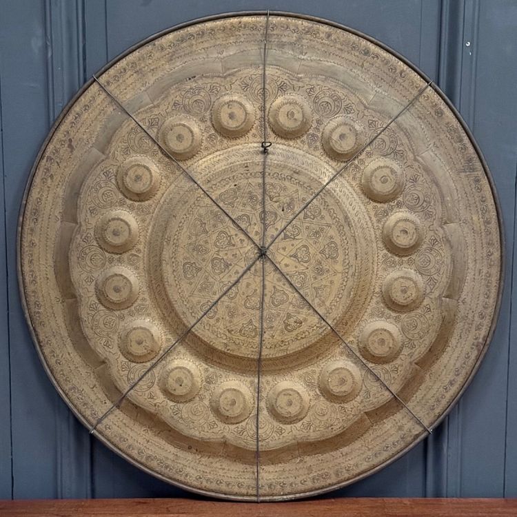 Orientalisches Teetablett aus Kupfer 95,5 cm XXe