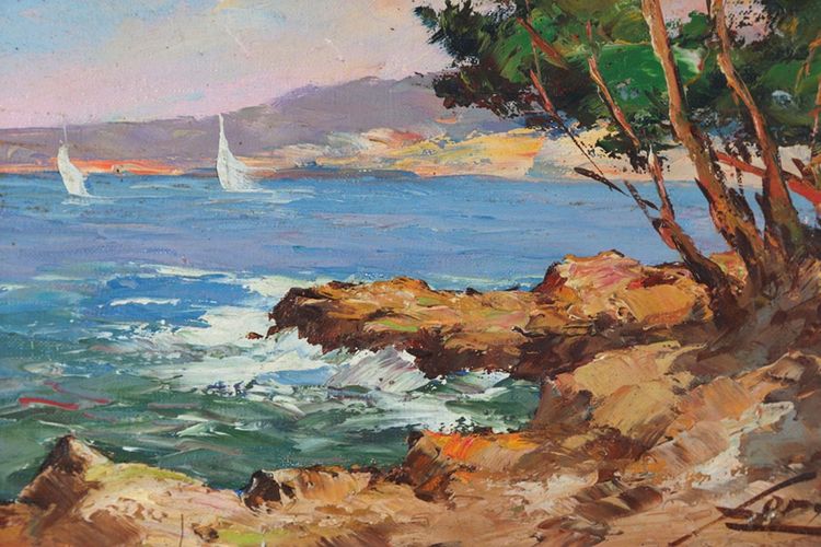 Fortuné CAR 1905/1970, Die Provence, Côte d'Azur, Südfrankreich