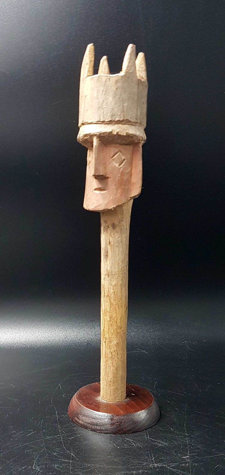 Kopf eines Grabbechers, Chancay-Zivilisation, Peru, 1200 / 1470 n. Chr. H