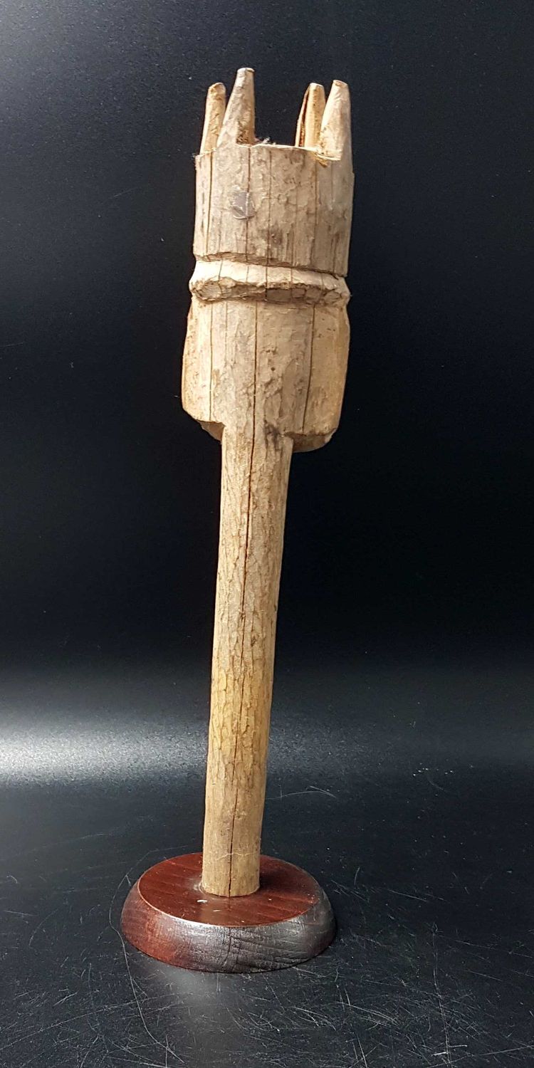 Kopf eines Grabbechers, Chancay-Zivilisation, Peru, 1200 / 1470 n. Chr. H