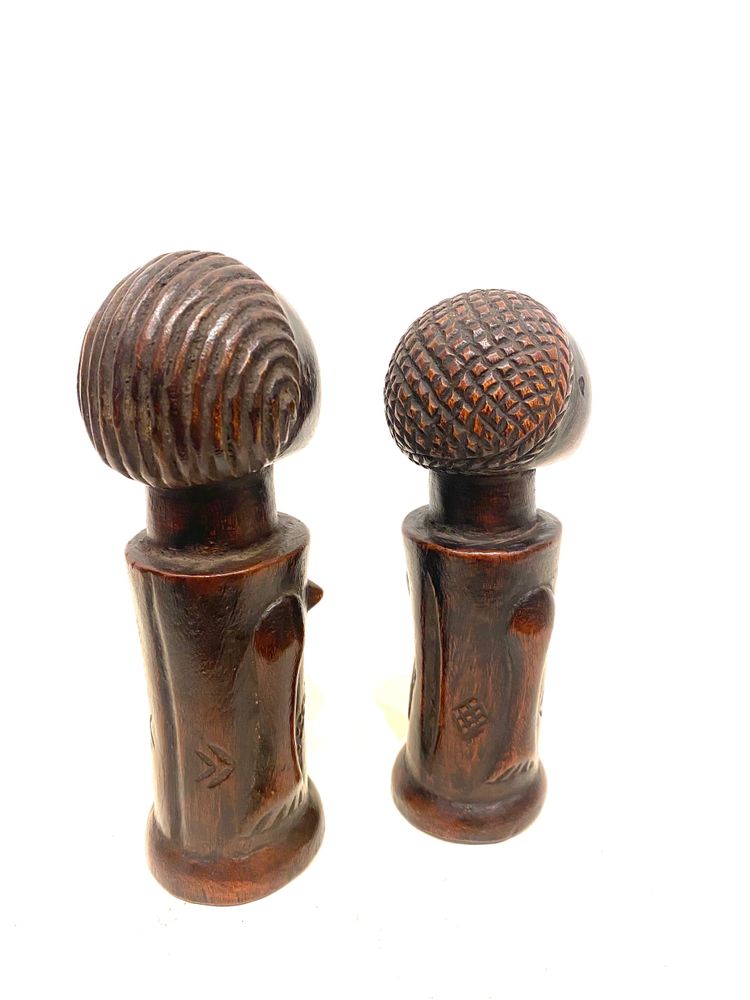 Couple de poupées Mpundu TABWA de RDC
