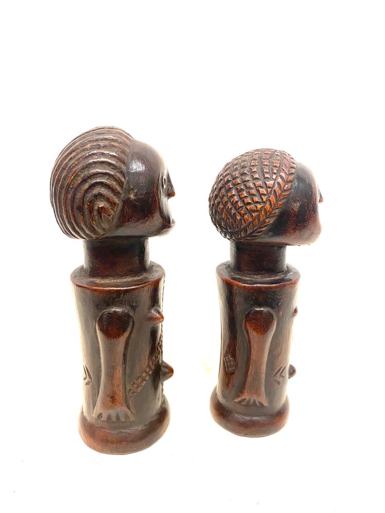 Couple de poupées Mpundu TABWA de RDC