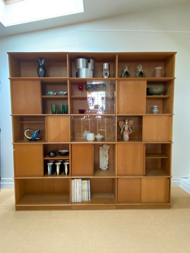Oscar bookshelf in oak, circa 1950.