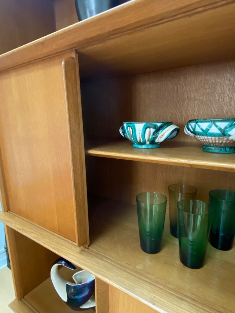 Oscar bookshelf in oak, circa 1950.