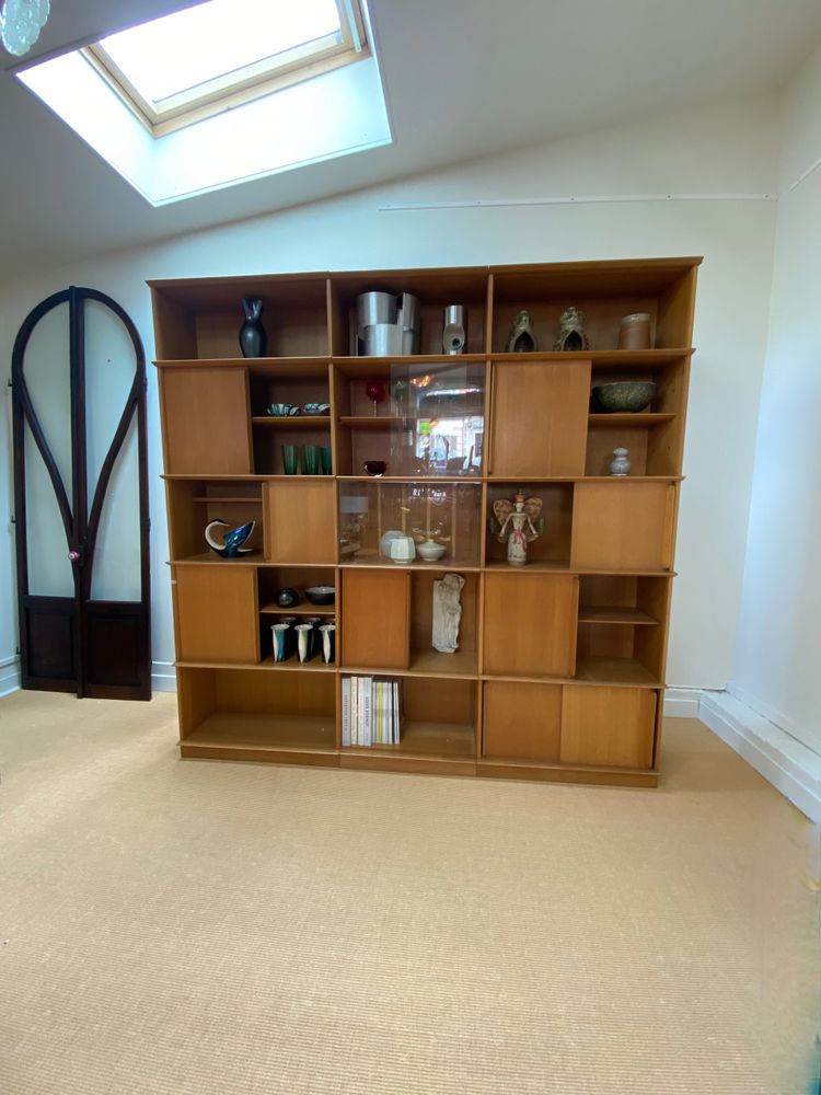 Oscar bookshelf in oak, circa 1950.