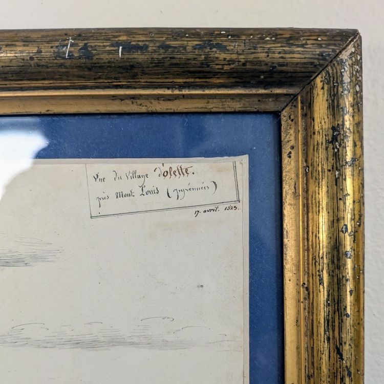 Disegno della campagna di Spagna sotto Luigi XVIII - datato e localizzato