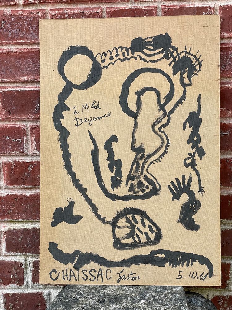 Gaston CHAISSAC dessin original à l’encre de chine 