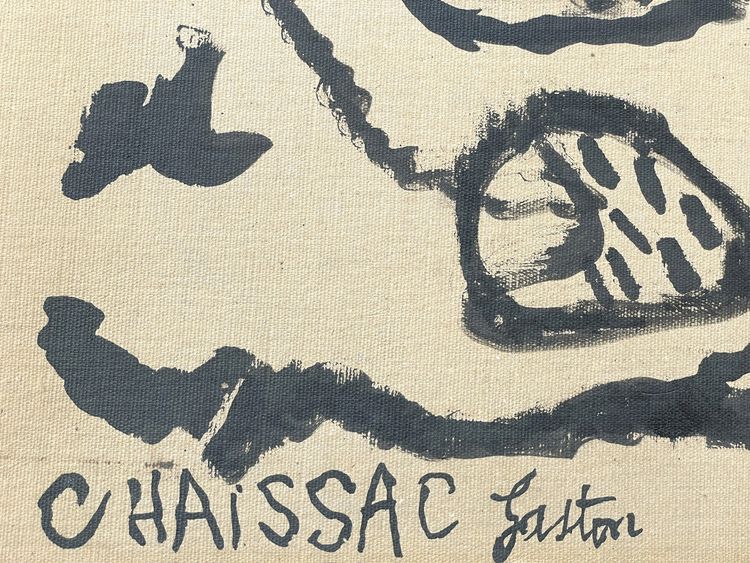 Gaston CHAISSAC dessin original à l’encre de chine 