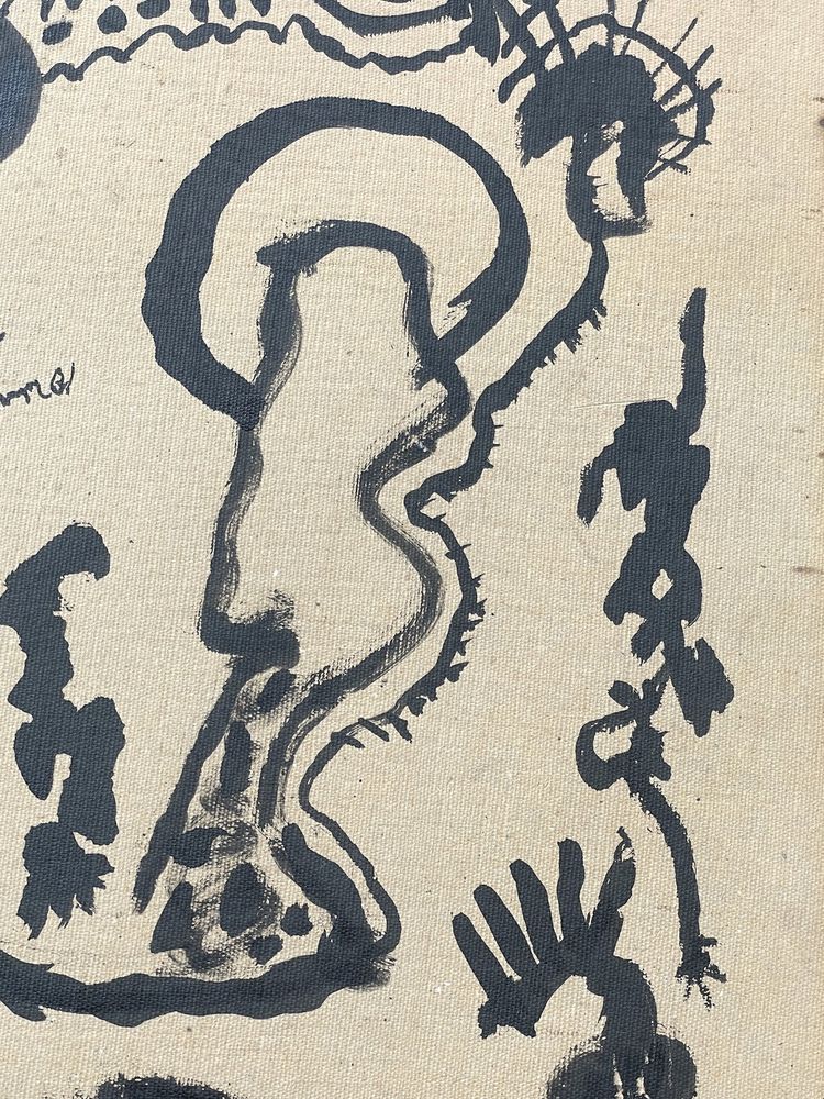 Gaston CHAISSAC dessin original à l’encre de chine 