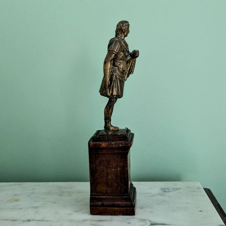 Italy, late 18th century - Emperor Augustus standing - bronze Grand Tour