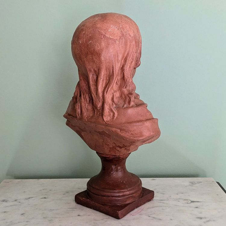 Houdon, nach - Terrakotta-Büste von Ludwig XVII.