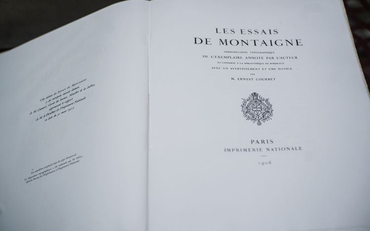 LES ESSAIS DE MONTAIGNE, Imprimerie Nationale de France, 1913-1928, complete 3 volumes, nc condition