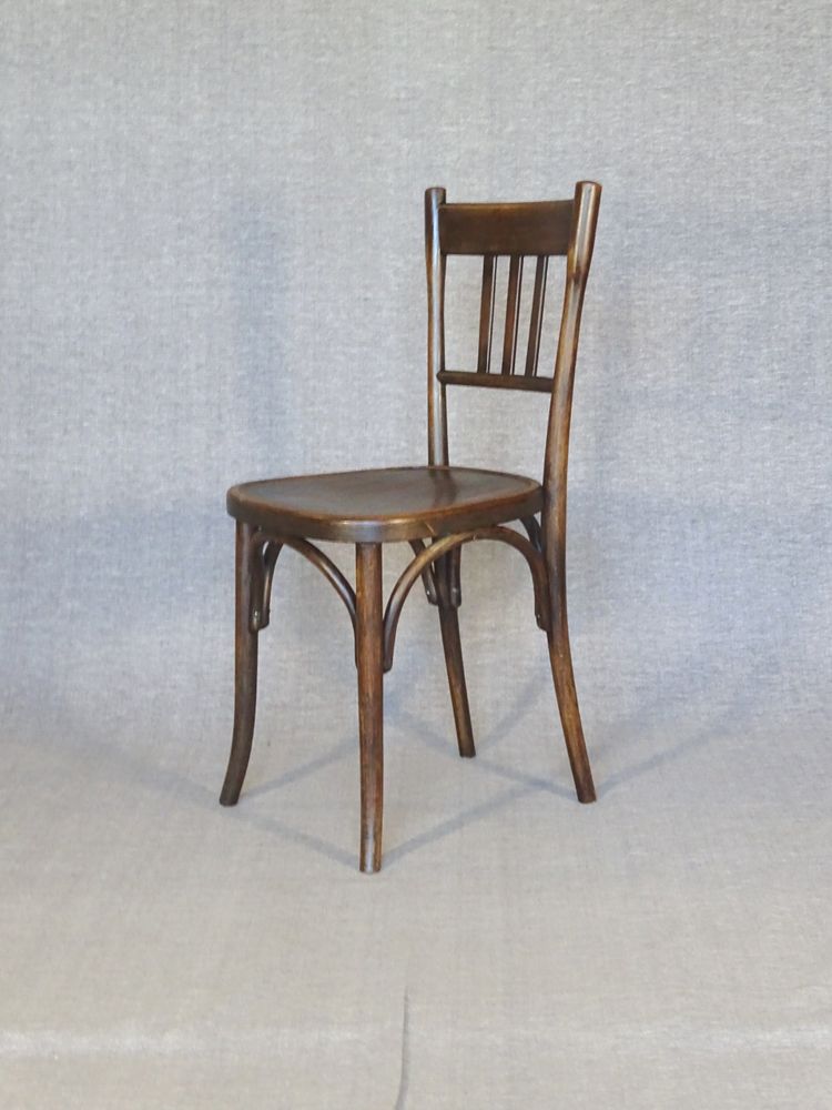 Set of 4 bistro chairs by Fischel 1930 N° 132 1/2, no Thonet