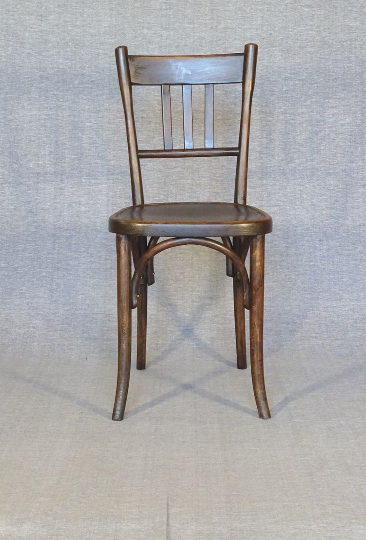 Set of 4 bistro chairs by Fischel 1930 N° 132 1/2, no Thonet