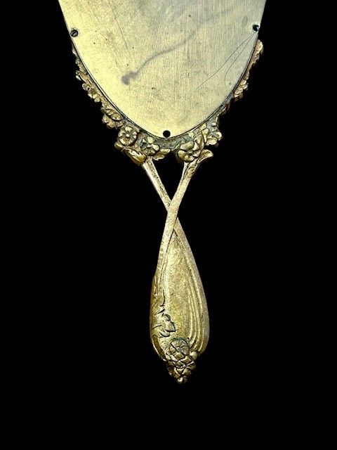 Face à main - mirror - Bronze - Art Nouveau