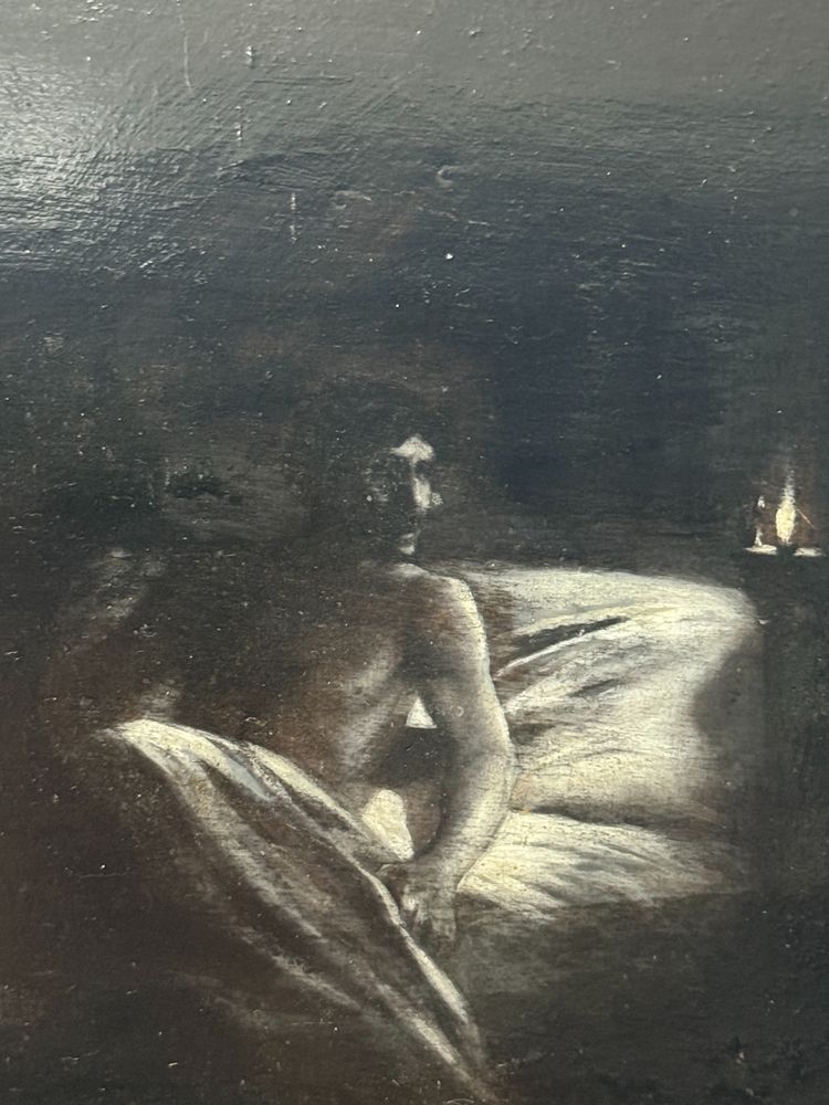 Französische Schule des späten XIXᵉ Jahrhunderts - Apparition #1, um 1880.