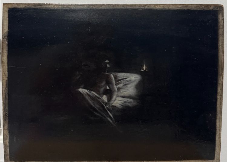 Französische Schule des späten XIXᵉ Jahrhunderts - Apparition #1, um 1880.