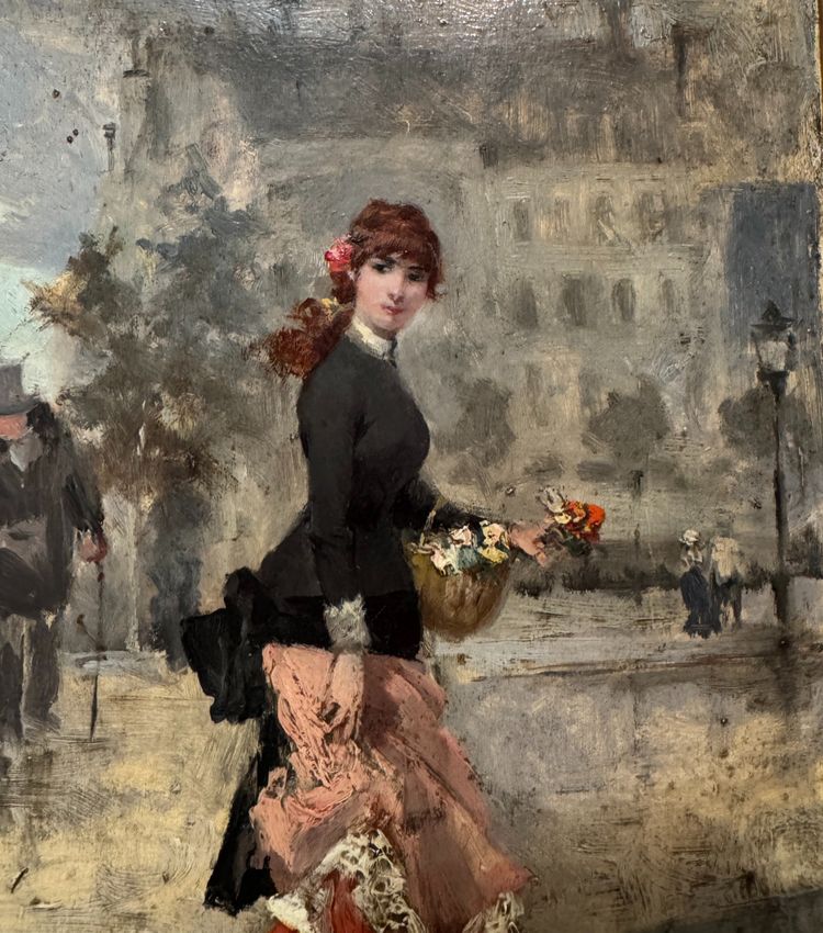 Eugène-Edouard Heill (attivo nel XIX secolo) - Parisienne, 1880 circa