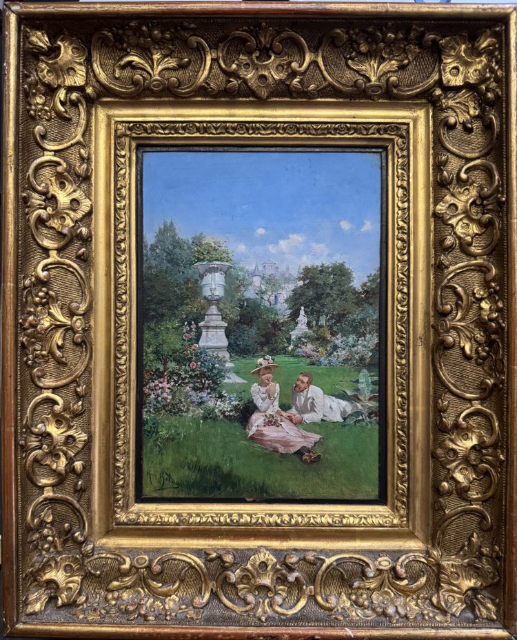 José Marín Baldo (1864-1925) - Die Zeit der Kirschen, circa 1890