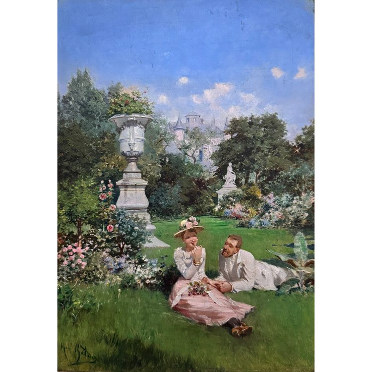 José Marín Baldo (1864-1925) - Die Zeit der Kirschen, circa 1890
