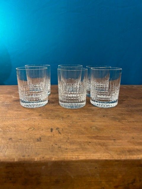 Baccarat - Piccolo bicchiere di cristallo (6) - Modello Nancy