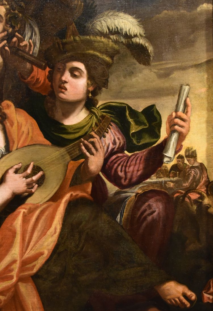 Aeneas And Dido, Attributed To Pseudo-caroselli (rome, Active C. 1630/1650)