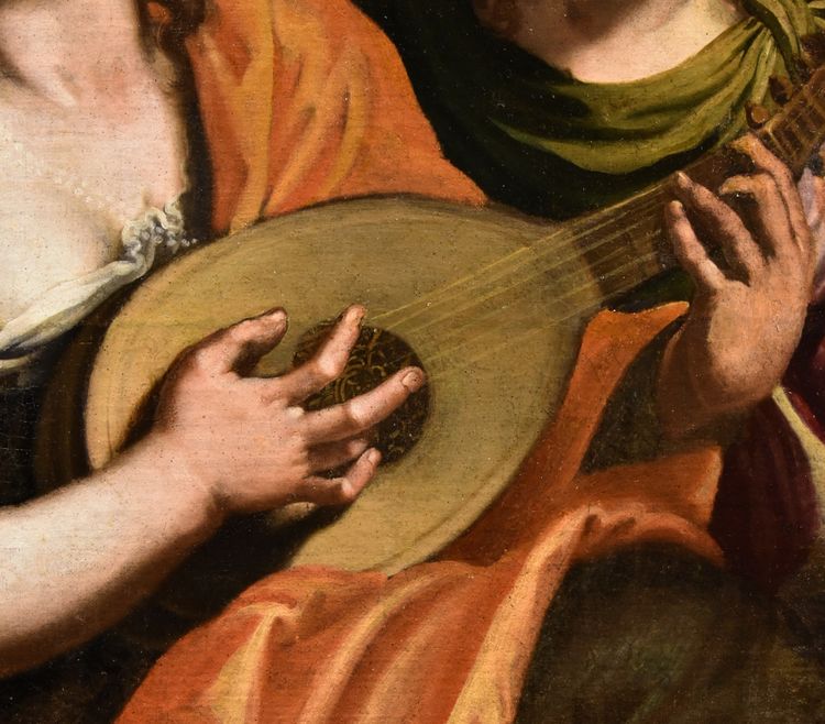 Aeneas And Dido, Attributed To Pseudo-caroselli (rome, Active C. 1630/1650)