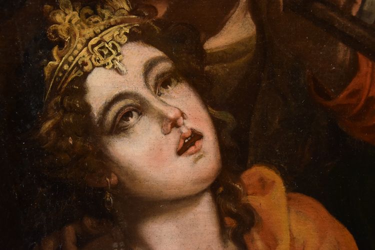Aeneas And Dido, Attributed To Pseudo-caroselli (rome, Active C. 1630/1650)