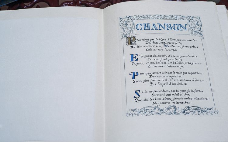 RONSARD (Pierre de)   LES AMOURS  - Poèmes choisis, ill. Pierre COURBOULEIX