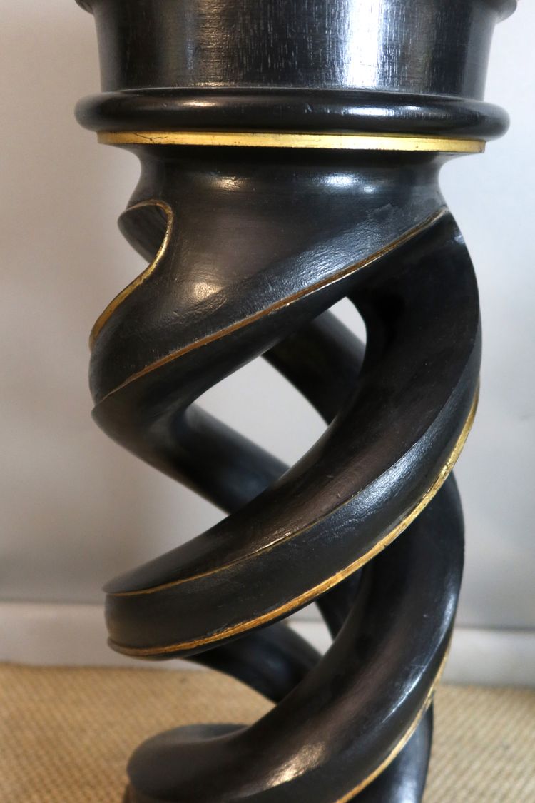 Pair of Napoleon III twisted stools