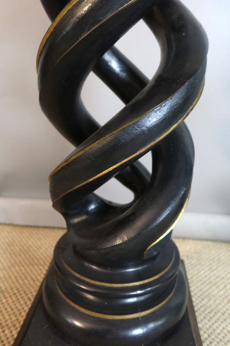 Pair of Napoleon III twisted stools