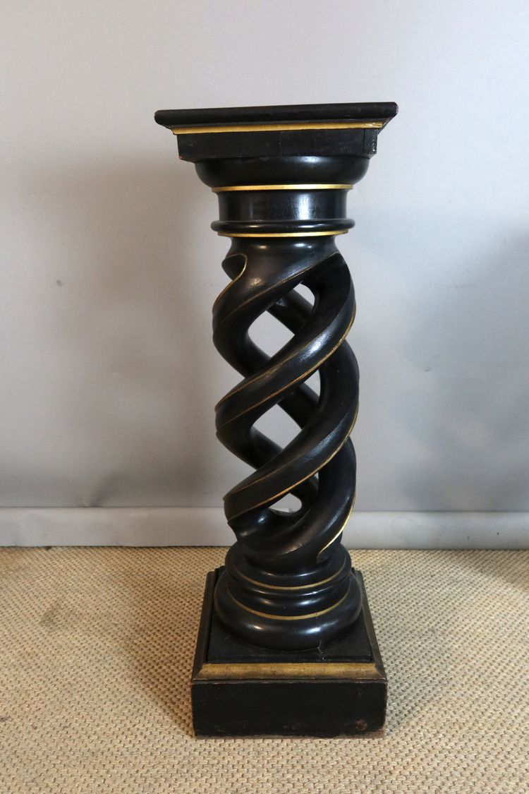 Pair of Napoleon III twisted stools