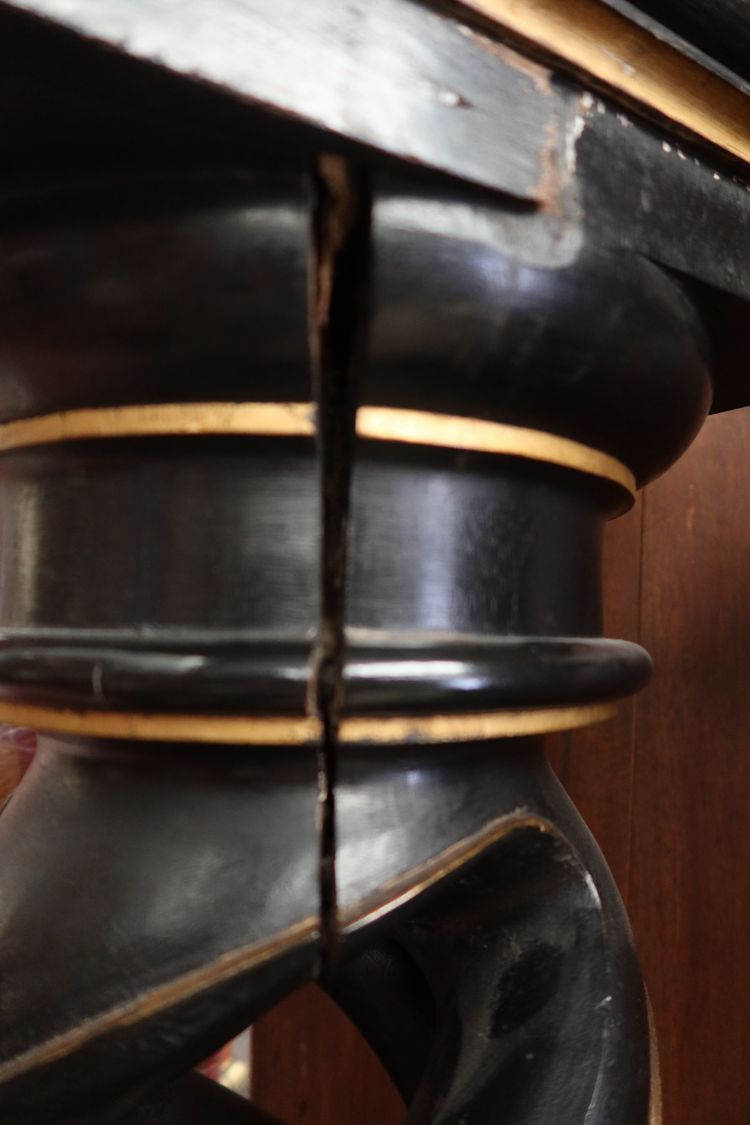 Pair of Napoleon III twisted stools