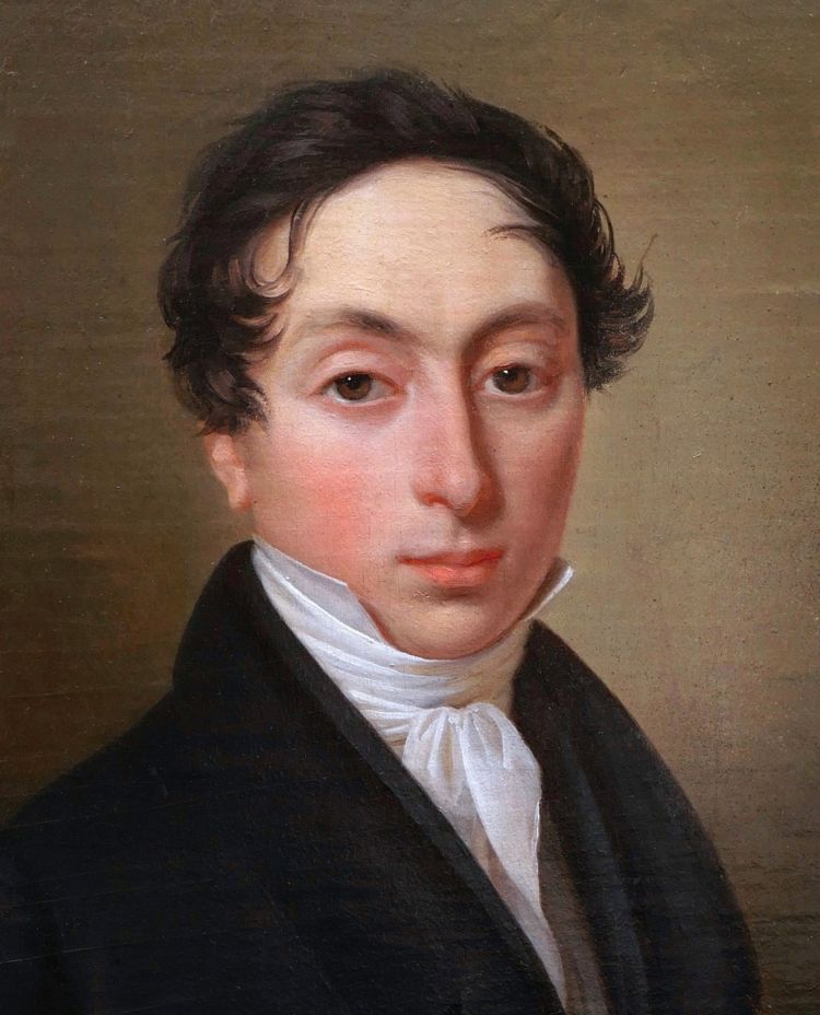 Jean-Marie JACOMIN, Ritratto di giovane in giacca e cravatta