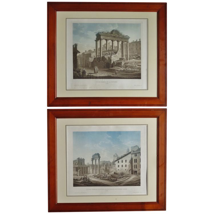 Paire de Gravures début XIXe siècle. 