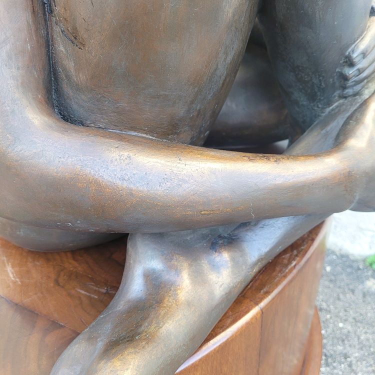 M Ventura, Nudo femminile, bronzo firmato, fine XX secolo
