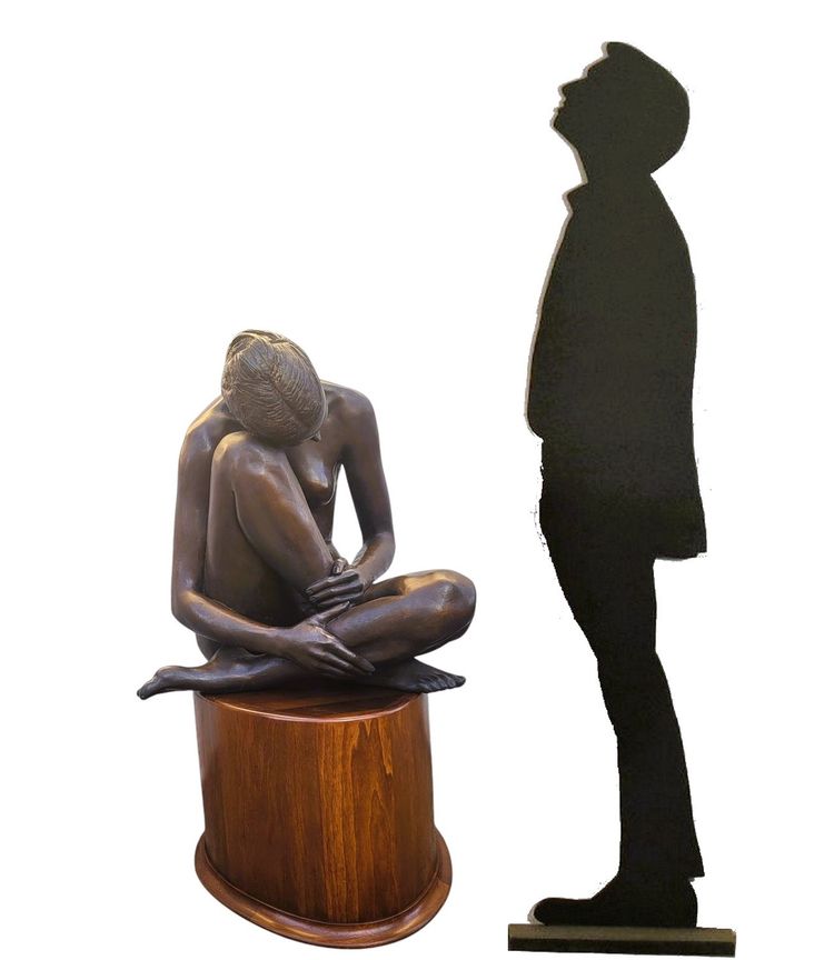 M Ventura, Nudo femminile, bronzo firmato, fine XX secolo