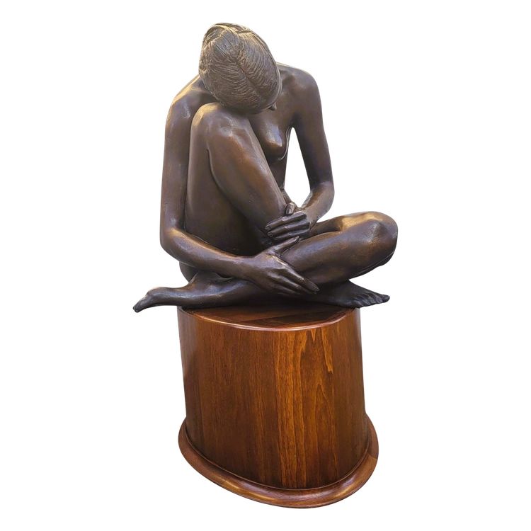 M Ventura, Nudo femminile, bronzo firmato, fine XX secolo