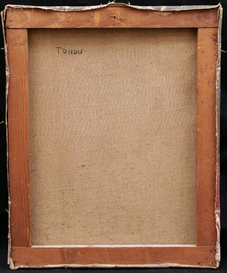 André Albert TONDU, La lecture (Bianca lisant)