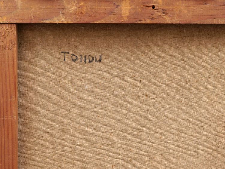 André Albert TONDU, La lecture (Bianca lisant)