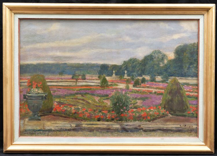 SCUOLA FRANCESE 1930 circa, Veduta del Grand Bassin nel Parco di Saint-Cloud