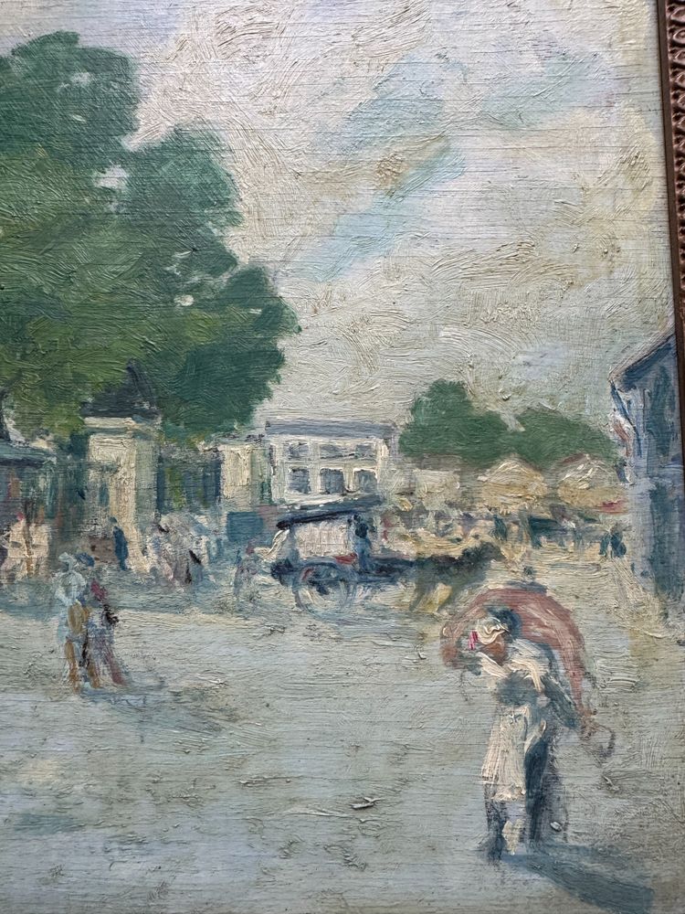 Marcel Bloch (1882-1966) - View of a busy suburb