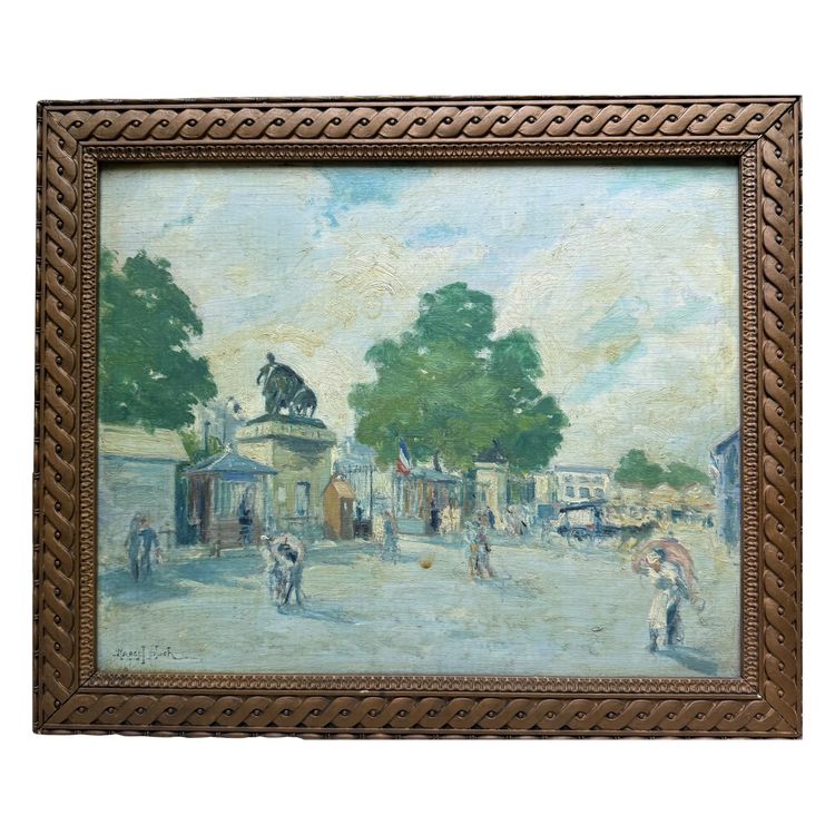 Marcel Bloch (1882-1966) - View of a busy suburb