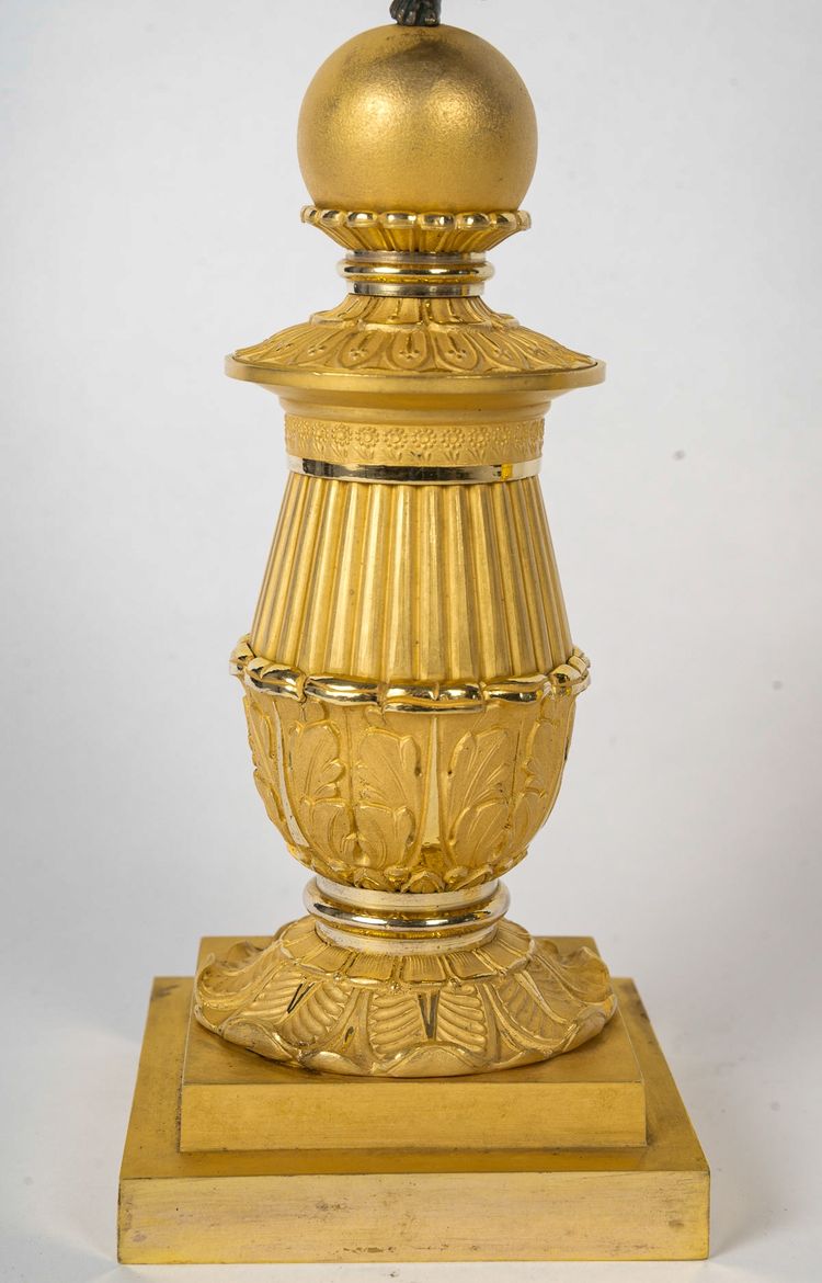 François Louis Savart - Paire de candélabres en bronze à décor d’Amours ailés, époque Empire