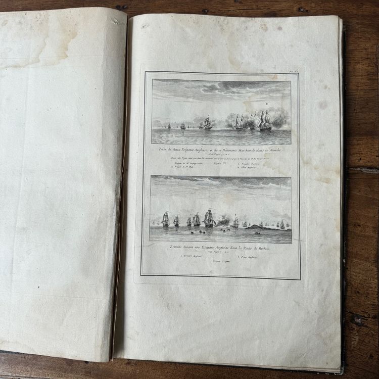 Livre Les Campagnes de Dugay-Trouin gravures du XVIIIe