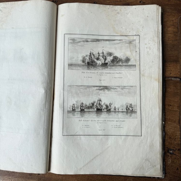 Livre Les Campagnes de Dugay-Trouin gravures du XVIIIe