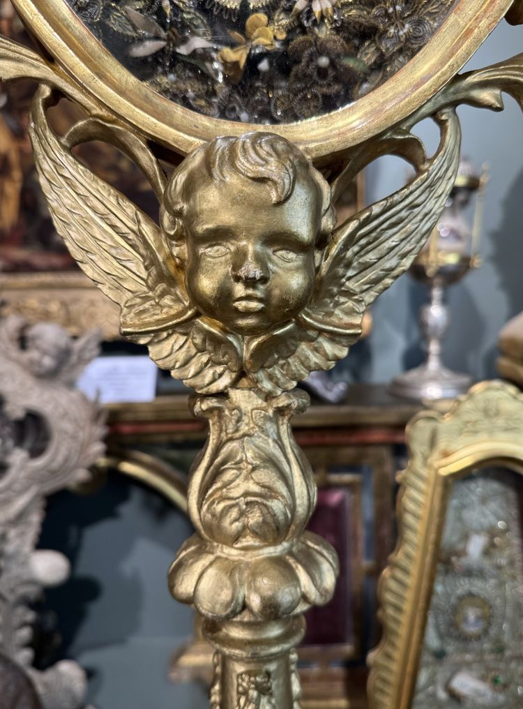 Imposing Reliquary Monstrance Of Saint Octavian - circa 1800
